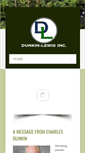 Mobile Screenshot of dunkinlewisinc.com